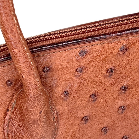 Vintage Women's Classic Bugatti Purse Bag in Ostrich Leather made in S Africa - Picture 10 of 10